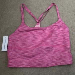 Outdoor Voices Pink Workout Crop Top